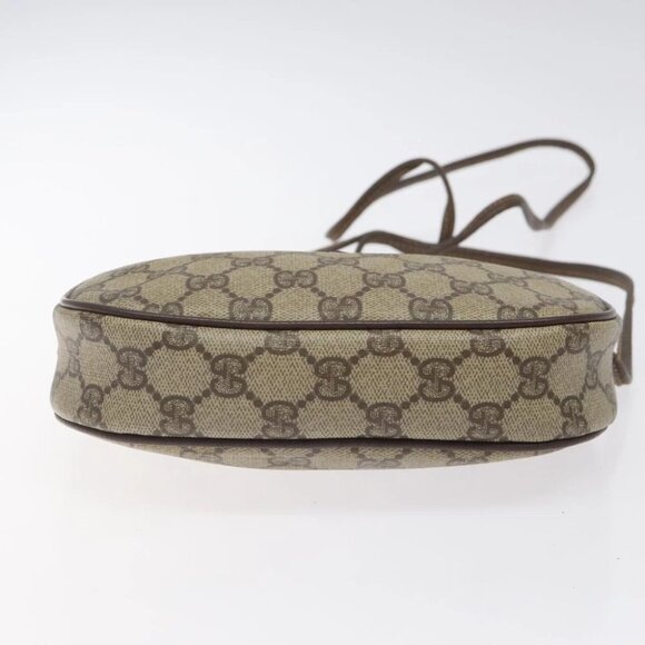 GUCCI GG Supreme Web Sherry Line Shoulder Bag PVC 007 58 6112 8031 Auth BA1765 - Picture 6 of 15